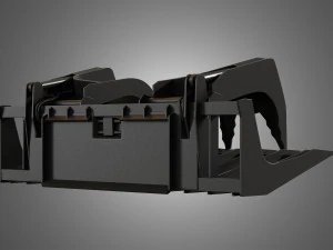 log fork - spare part for jcb skid steer loader 3D Model