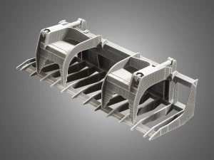 log fork - spare part for jcb skid steer loader 3D Model