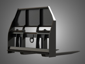 pallet fork - spare part for jcb skid steer loader 3Dモデル