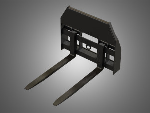 pallet fork - spare part for jcb skid steer loader 3Dモデル
