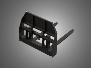 pallet fork - spare part for jcb skid steer loader 3Dモデル