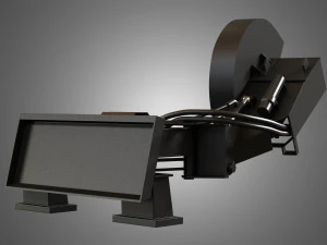 фреза для пнів - запчастина для міні-навантажувача jcb 3D Модель