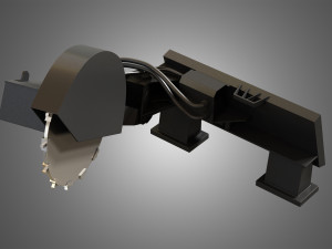 stump cutter - spare part for jcb skid steer loader 3D Model