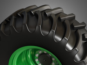 tractor tires and rims - t03 3D Модель