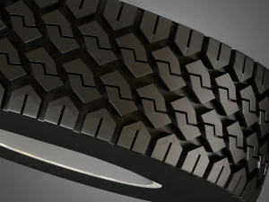 dump truck tires and wheels 3D Model