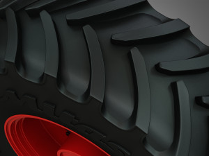 tractor tires and rims - t07 3D 모델