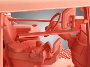 challenger mt700e Modello 3D