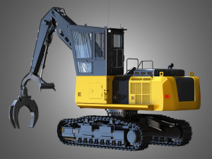 diecast 568 ll loader - forest machine 3D 模型