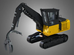 diecast 568 ll loader - forest machine 3D Model