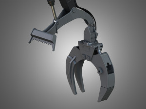 diecast 568 ll loader - forest machine 3D 模型