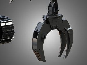 diecast 568 ll loader - forest machine 3D 模型