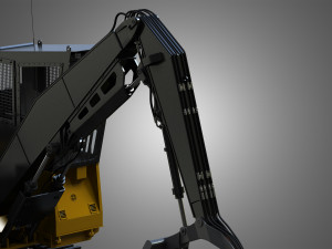 diecast 568 ll loader - forest machine 3D 模型