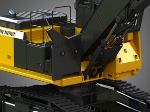 diecast 568 ll loader - forest machine 3D 模型