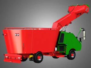 fodder mixing wagon 1402sf picking up 3D Model