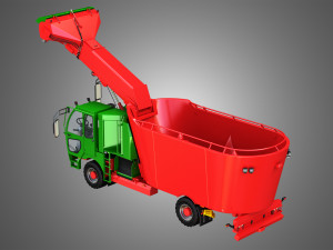fodder mixing wagon 1402sf picking up 3D मॉडल