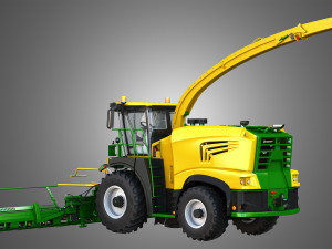 krone forage harvester 3D Model