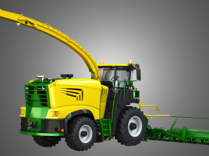 krone forage harvester 3D Model