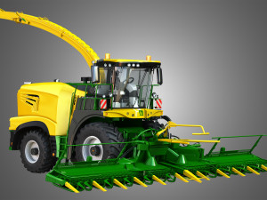 krone forage harvester 3D Model