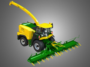 krone forage harvester 3D Model