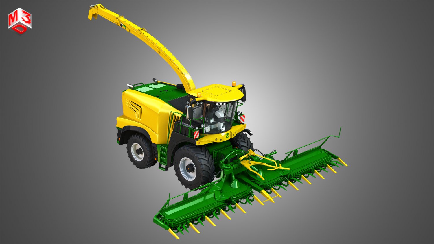 Krone Forage Harvester 3D Модель In Части 3DExport