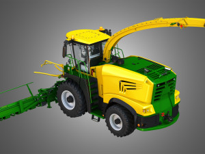 krone forage harvester 3D Model