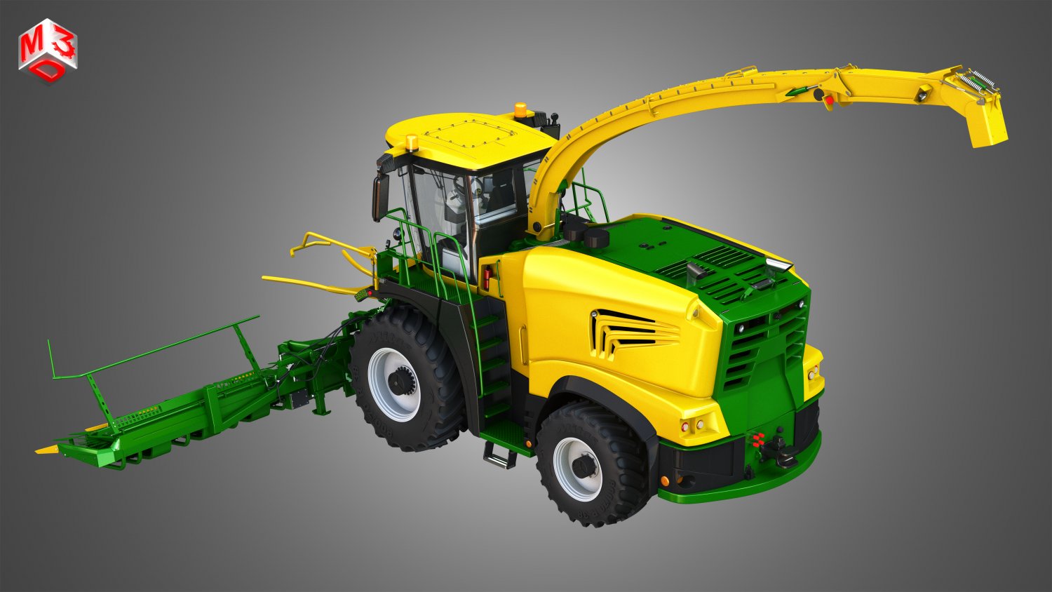 Krone Forage Harvester 3D Модель In Части 3DExport