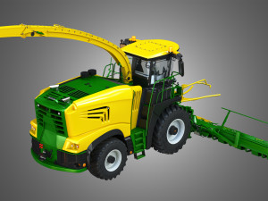 krone forage harvester 3D Model