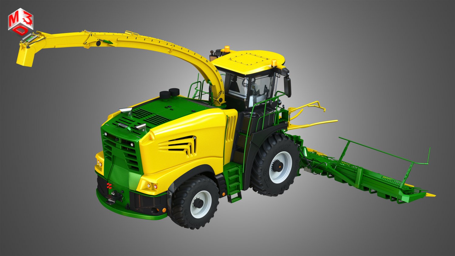 Krone Forage Harvester 3D Модель In Части 3DExport