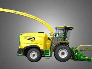 krone forage harvester 3D Model