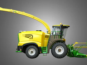krone forage harvester 3D Model