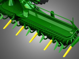 krone forage harvester 3D Model