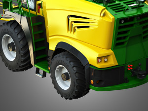 krone forage harvester 3D Model