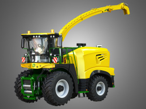 krone forage harvester-without front device 3D Model
