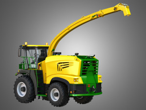 krone forage harvester-without front device 3D-Modell