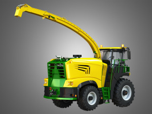 krone forage harvester-without front device 3D-Modell