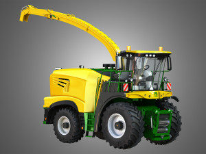 krone forage harvester-without front device 3D-Modell
