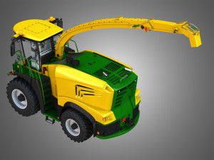 krone forage harvester-without front device 3D-Modell