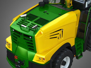 krone forage harvester-without front device 3D-Modell