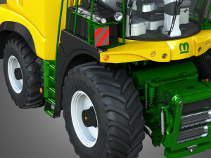 krone forage harvester-without front device 3D-Modell