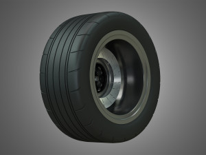 srt - wheel and tire Model 3D