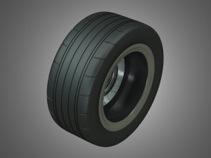 srt - wheel and tire Model 3D