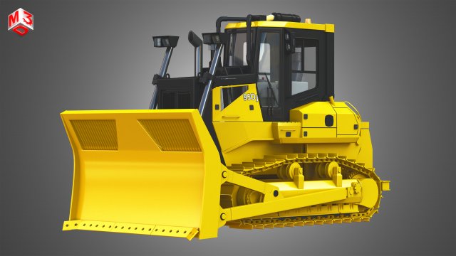 3d handler - 950j bulldozer Modèle 3D .c4d .max .obj .3ds .fbx .stl .blend 