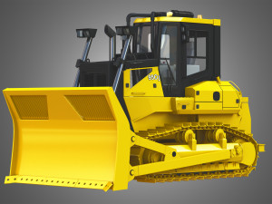 3d handler - 950j bulldozer 3D Model