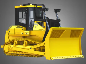 3d handler - 950j bulldozer 3D Model