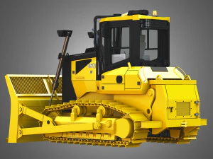 3d handler - 950j bulldozer 3D Model