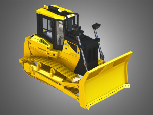 3d handler - 950j bulldozer Modèle 3D