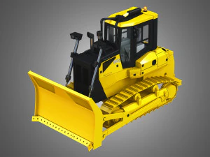 3d handler - 950j bulldozer 3D Model