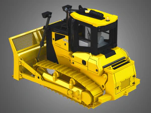 3d handler - 950j bulldozer 3D Model