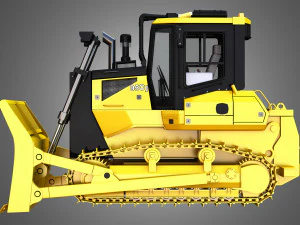 3d handler - 950j bulldozer 3D Model
