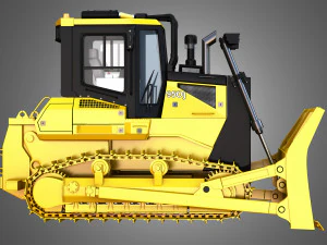 3d handler - 950j bulldozer 3D Model